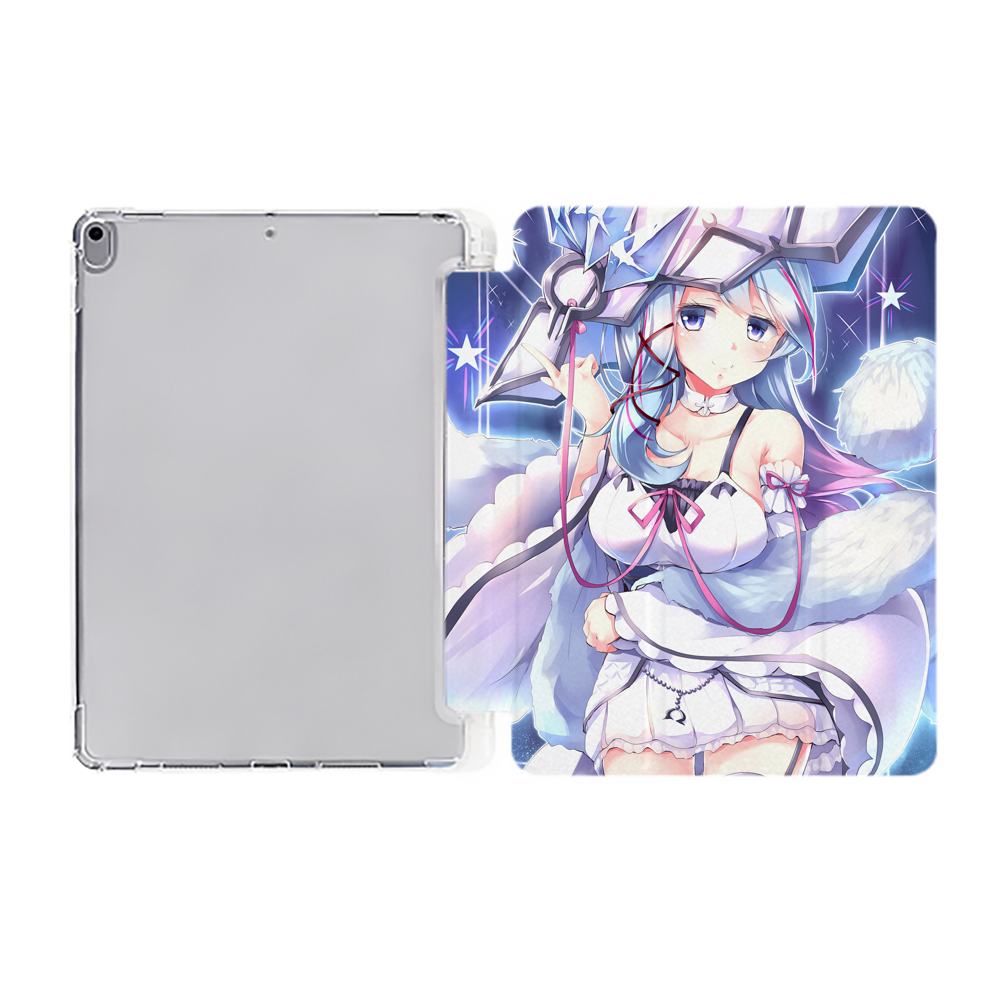 （画像用） 遊☆戯☆王 Yu-Gi-Oh! IPad ケース ペン収納付き 三つ折りスタンド PUレザー×シリコン 対応機種9.5/10.5/10.9インチ